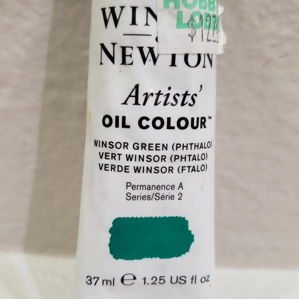 Winsor and Newton oil paint tube